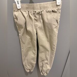 Kids Headquarters Tan Elastic Waist Pants
